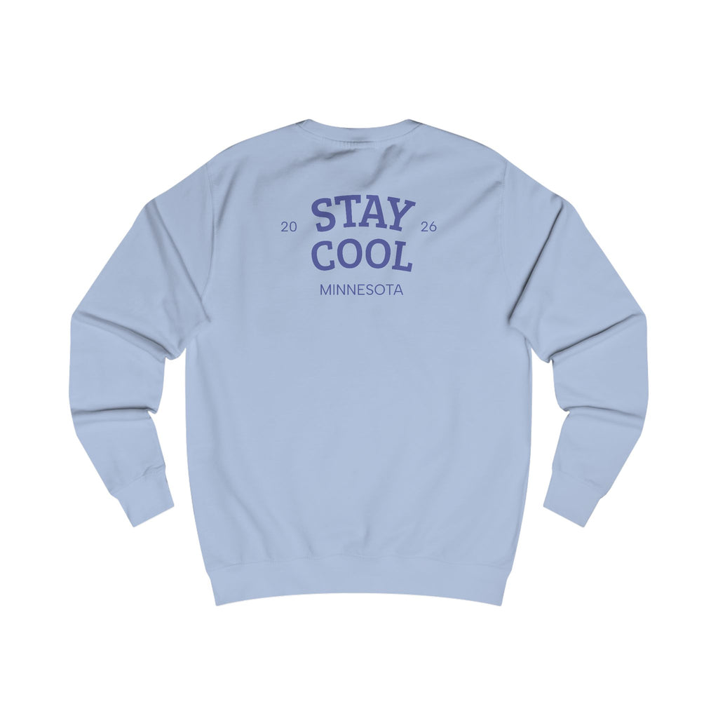 I LOVE Minnesota 'Stay Cool' Sweatshirt — Colorful State Map Graphic Cozy Crewneck