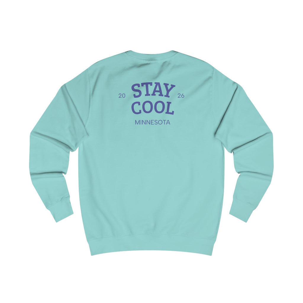 I LOVE Minnesota 'Stay Cool' Sweatshirt — Colorful State Map Graphic Cozy Crewneck