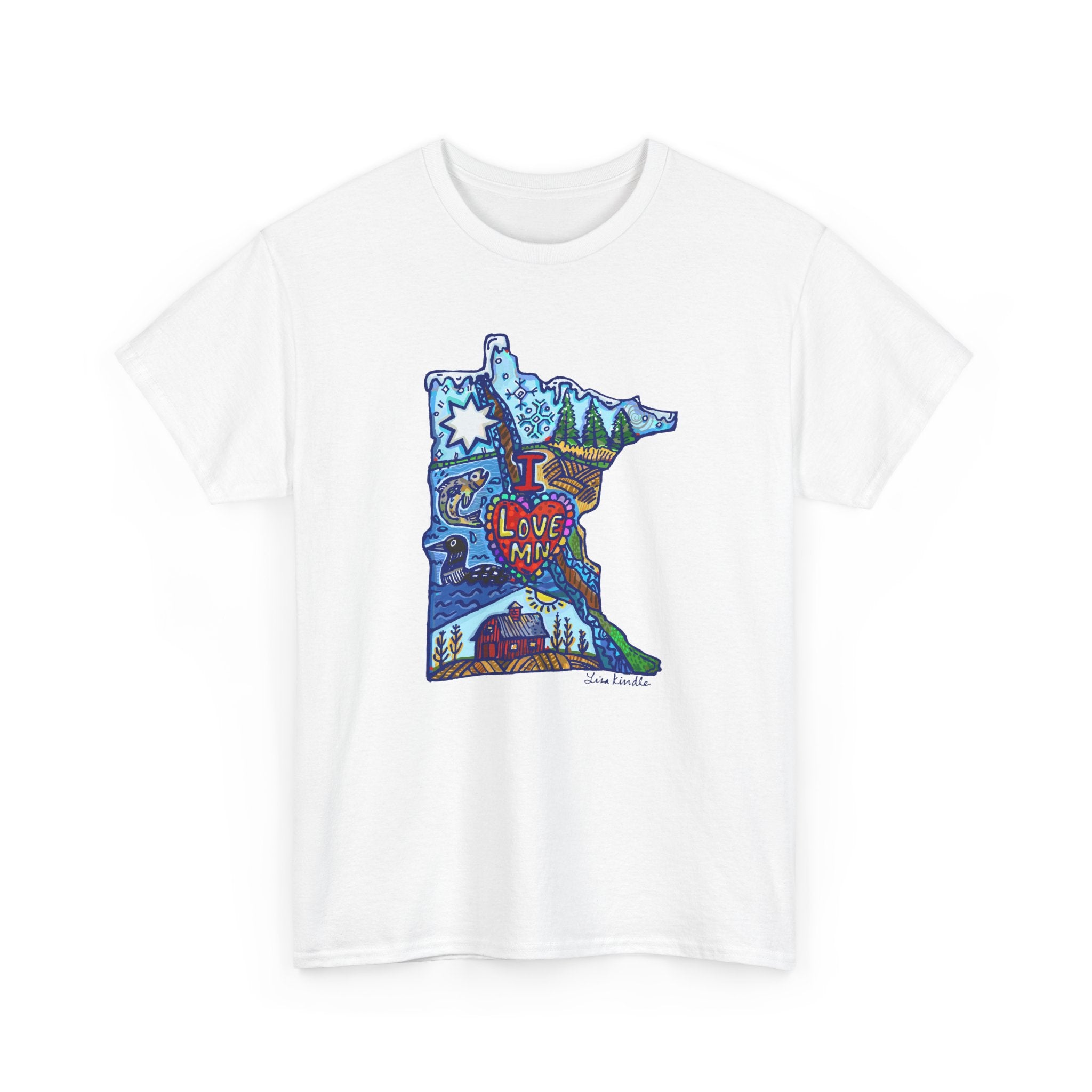 I LOVE Minnesota — “Stay Cool” Original Illustration MN Landmark Tee