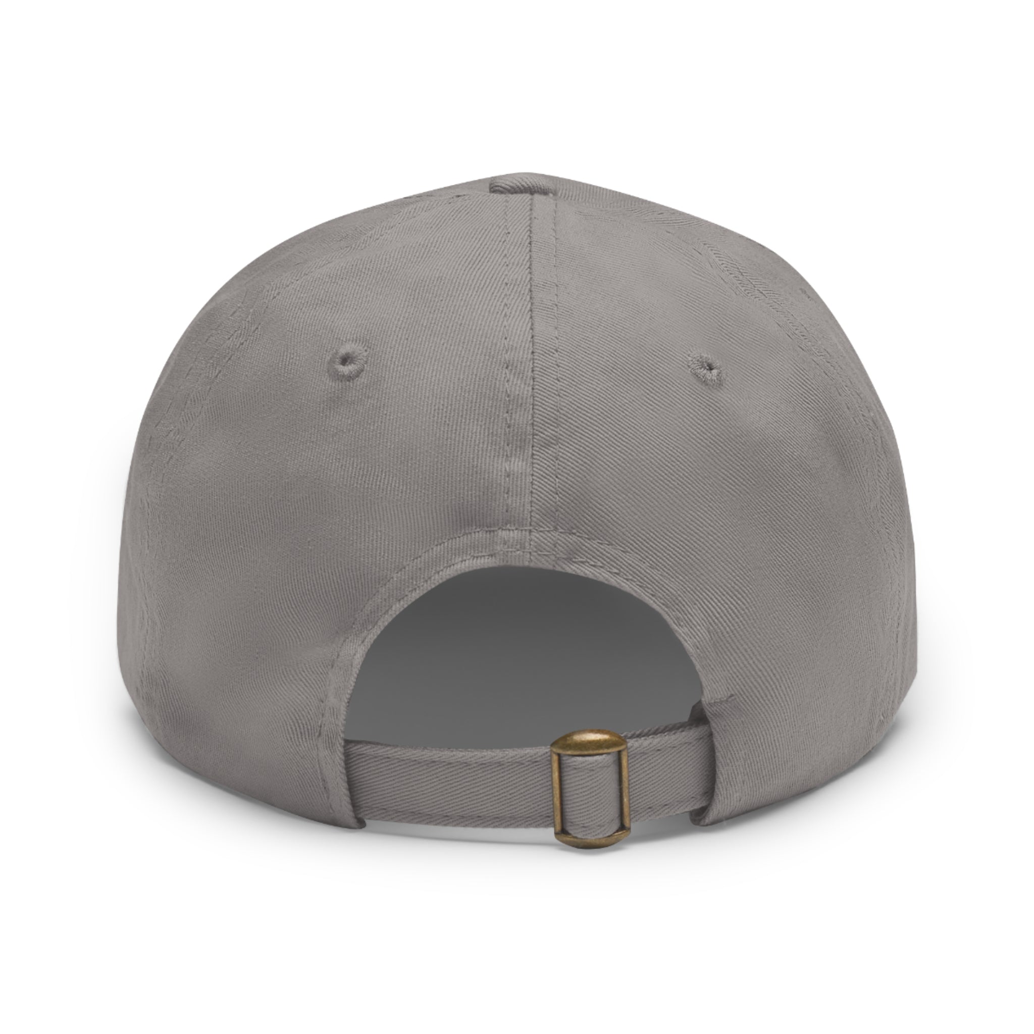 Faith Over Fear Leather Patch Dad Hat — Inspirational Christian Baseball Cap