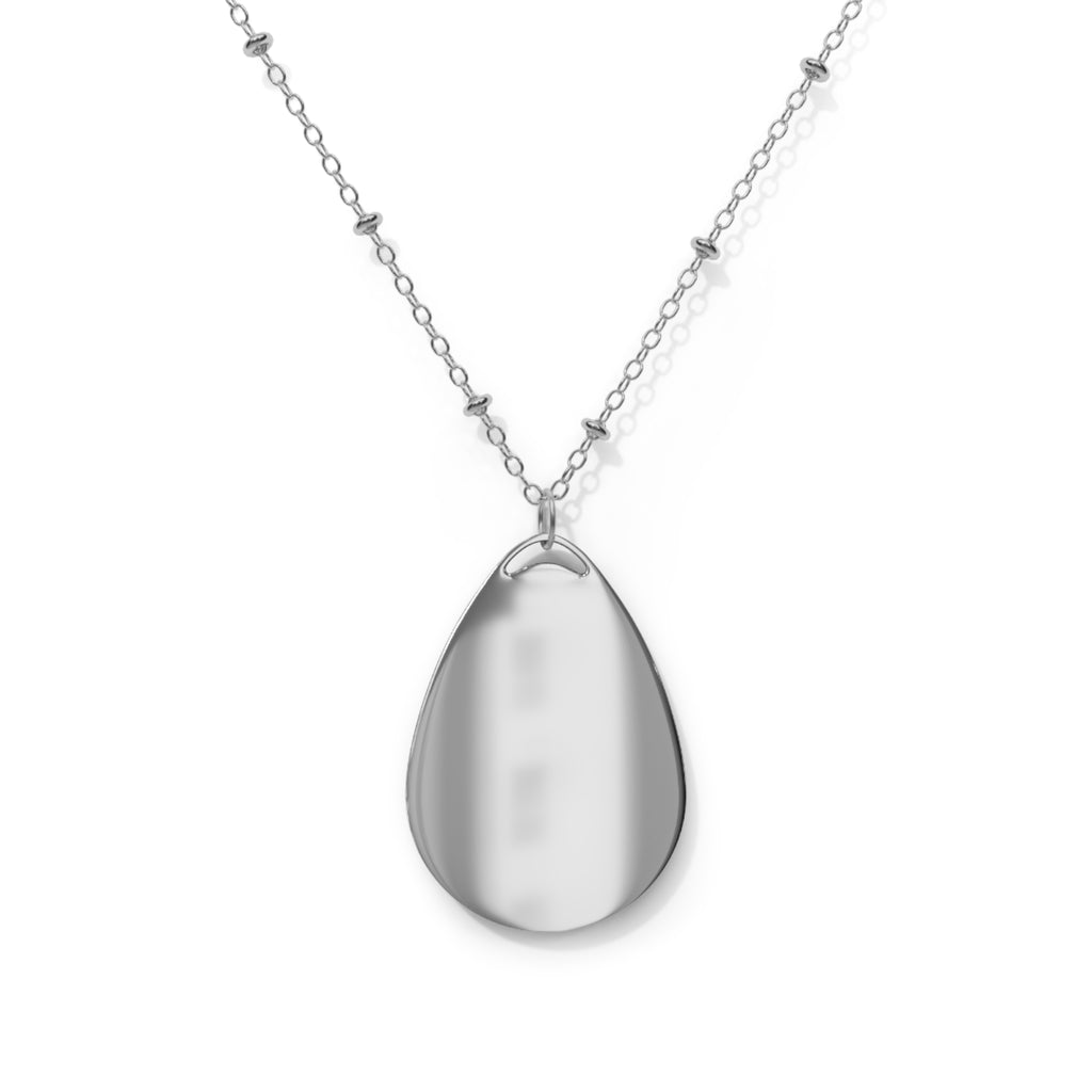 Solquest Retreat Labyrinth Colorful Splash - Oval Necklace
