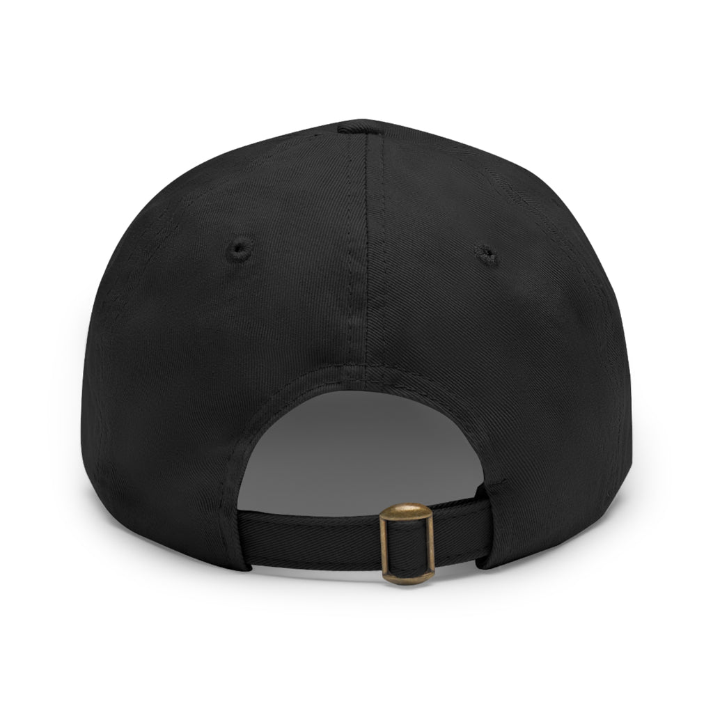 Faith Over Fear Leather Patch Dad Hat — Inspirational Christian Baseball Cap