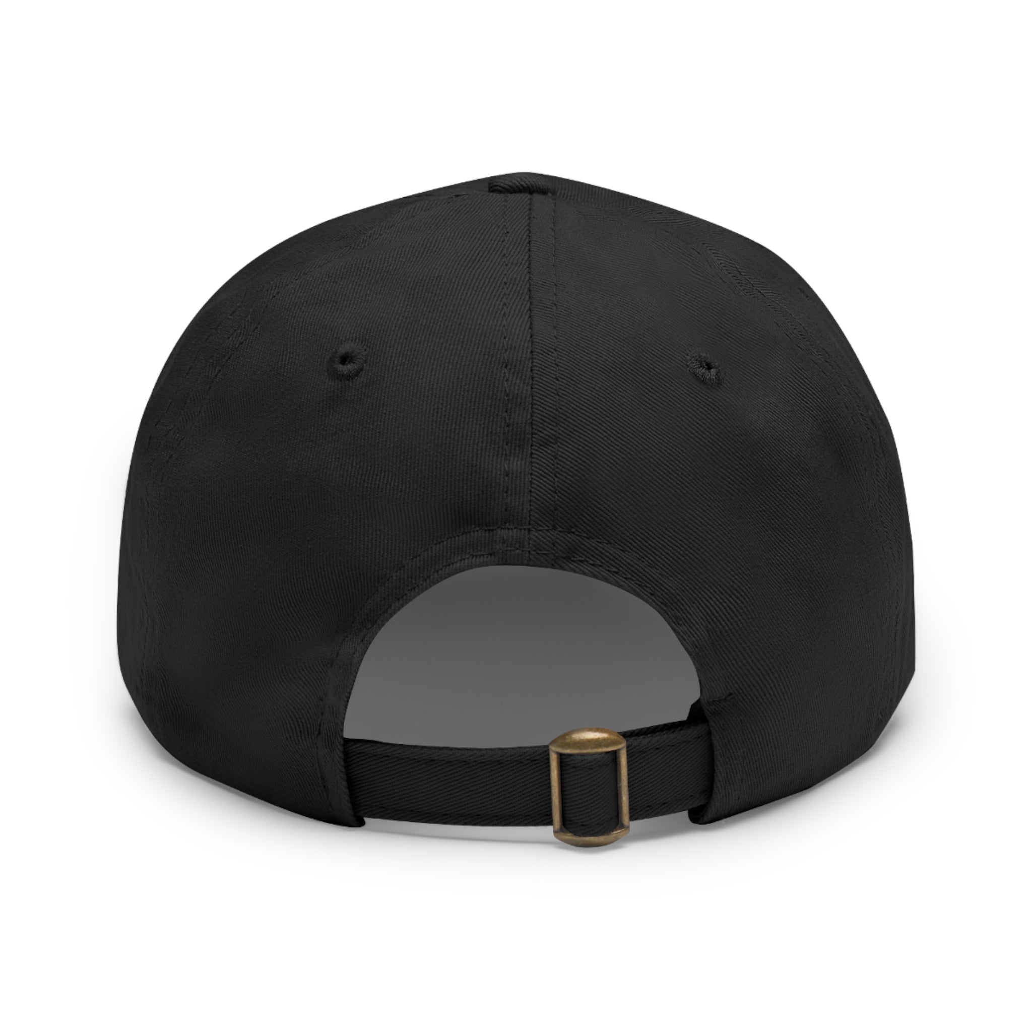Faith Over Fear Leather Patch Dad Hat — Inspirational Christian Baseball Cap