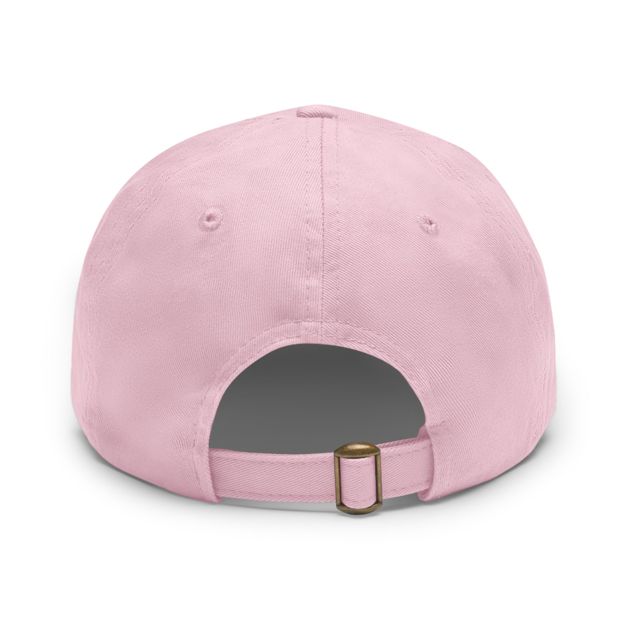 Faith Over Fear Leather Patch Dad Hat — Inspirational Christian Baseball Cap