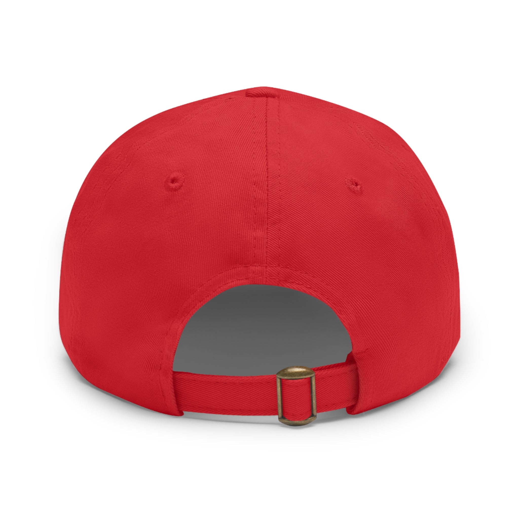 Faith Over Fear Leather Patch Dad Hat — Inspirational Christian Baseball Cap