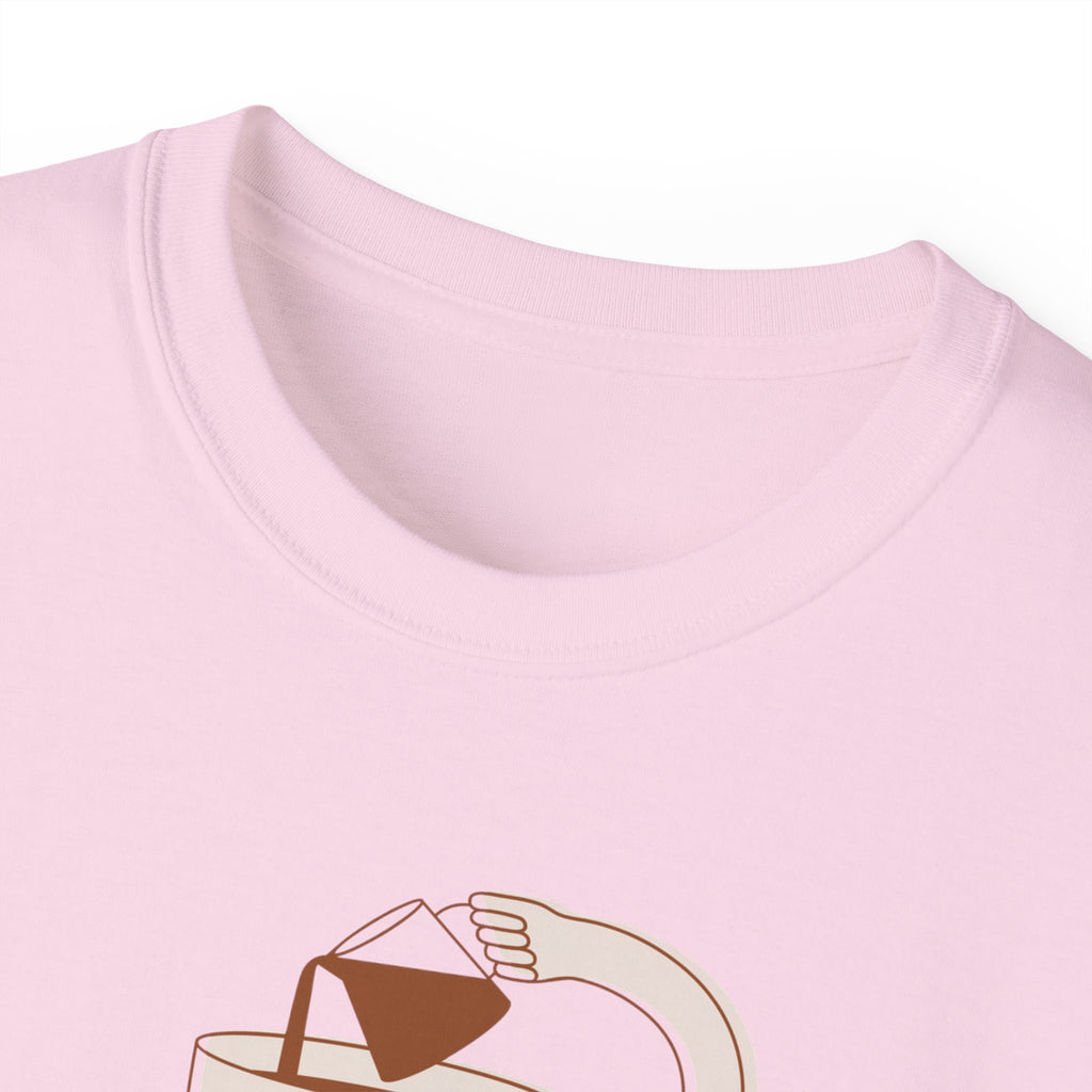Coffee & Possibility Tee — 'Mornings Are for Possibility' Graphic T-Shirt