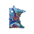 I LOVE MN Sticker — "Stay Cool" Original Illustration Kiss-Cut Sticker