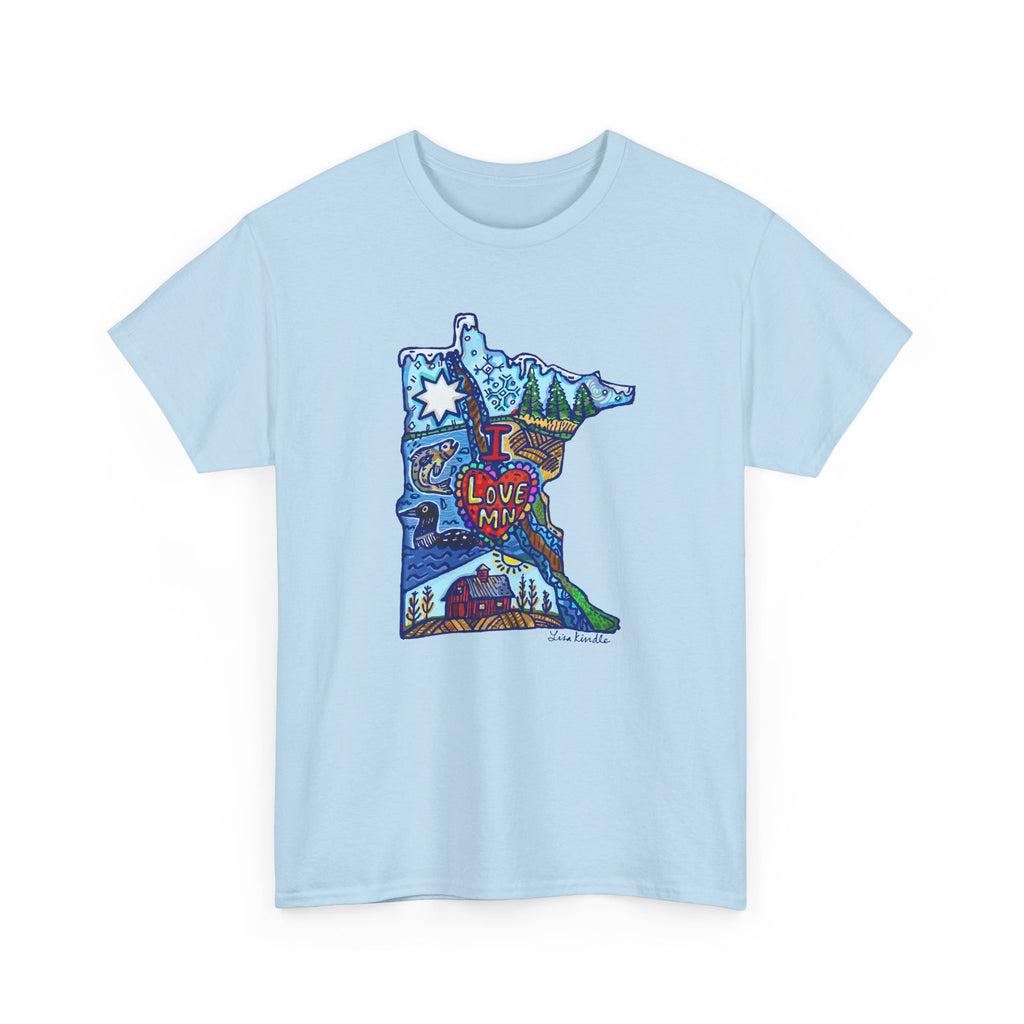 I LOVE Minnesota — “Stay Cool” Original Illustration MN Landmark Tee