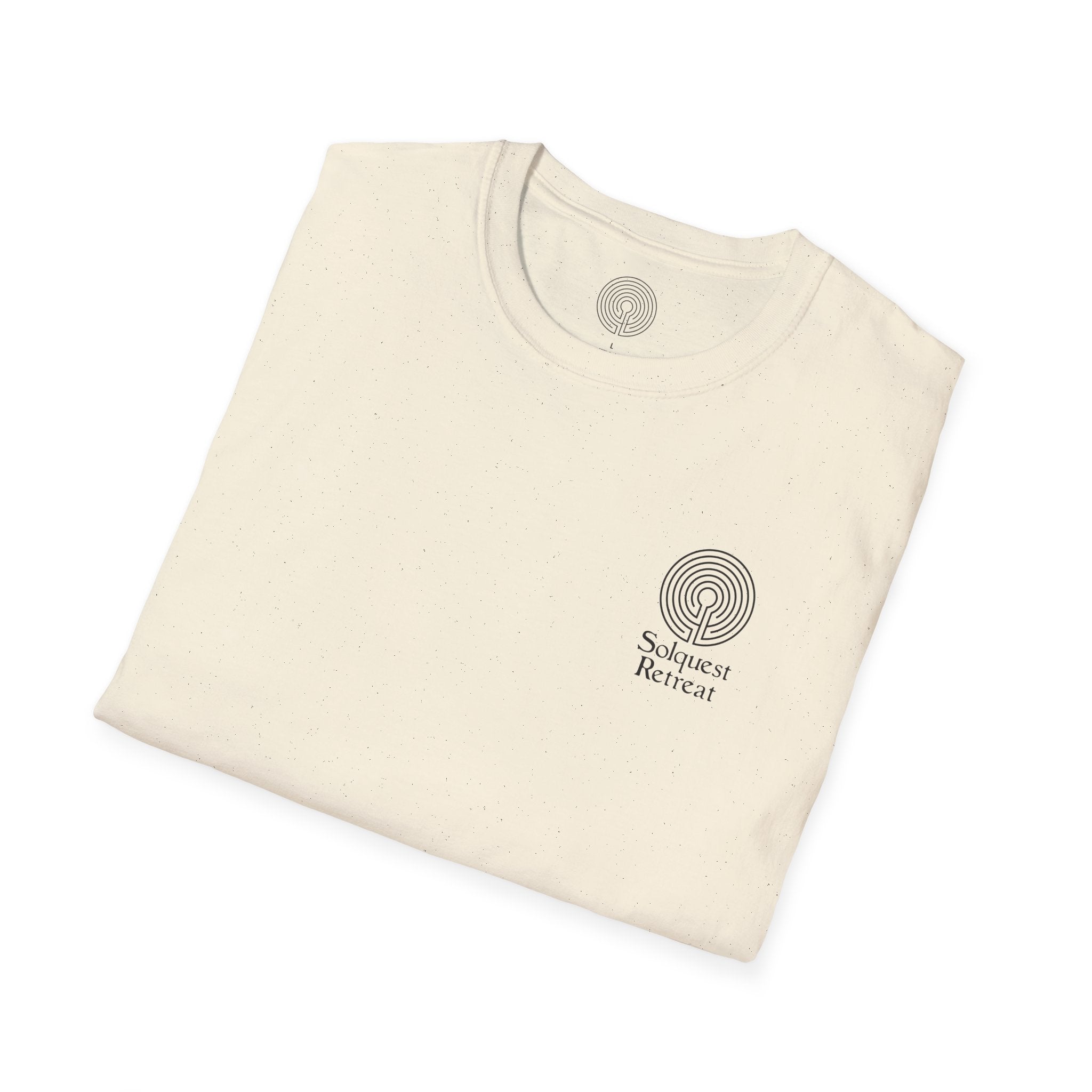 Official Solquest Retreat T-Shirt — “Start Your Quest” Vintage Travel Tee