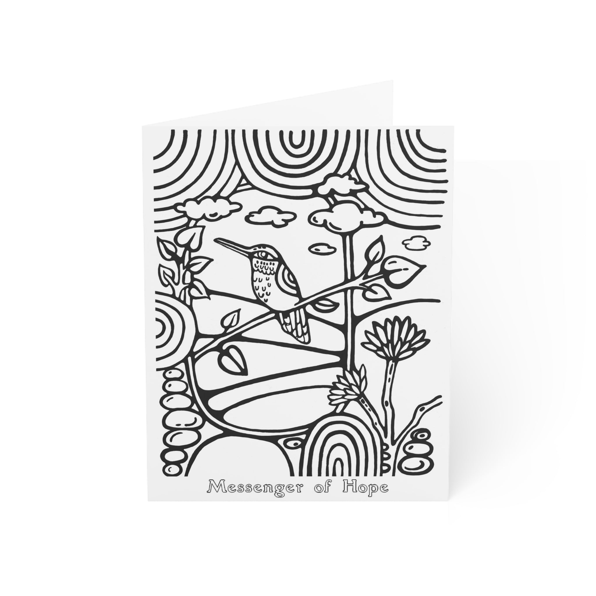 Mindful Art Coloring Cards — Complete Set of 6