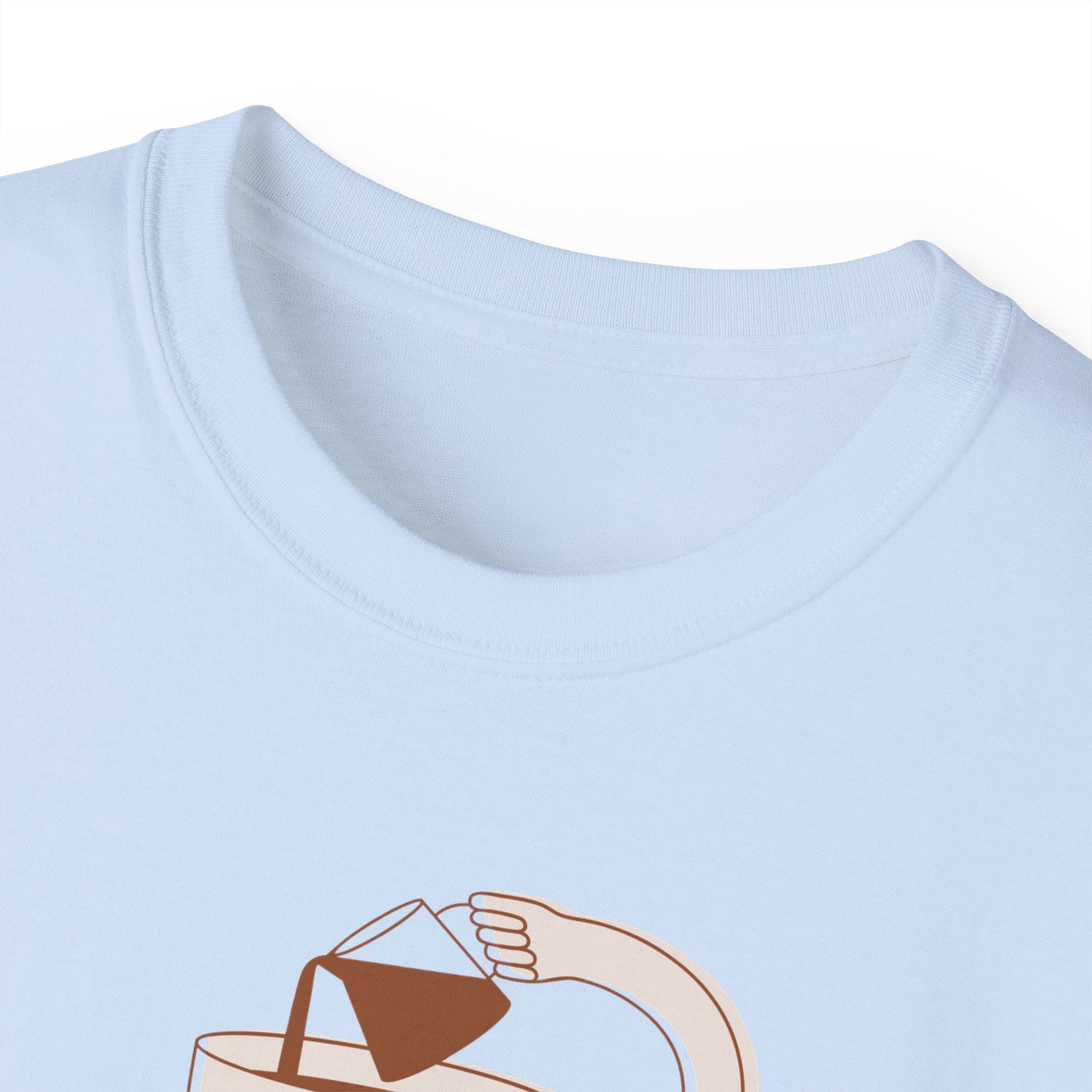 Coffee & Possibility Tee — 'Mornings Are for Possibility' Graphic T-Shirt