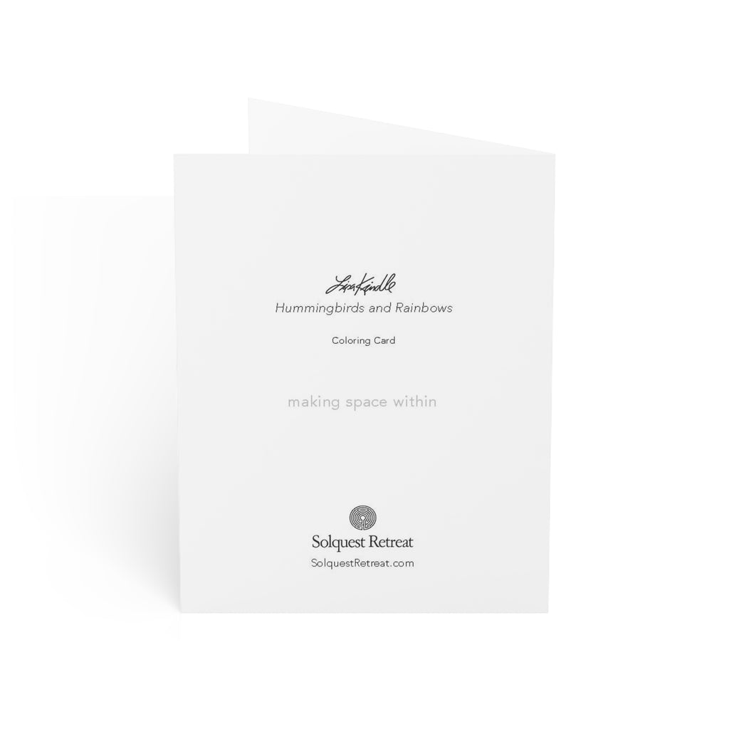 “Messenger of Hope” Hummingbird Sympathy & Encouragement Cards (Pack of 1/10/30/50)