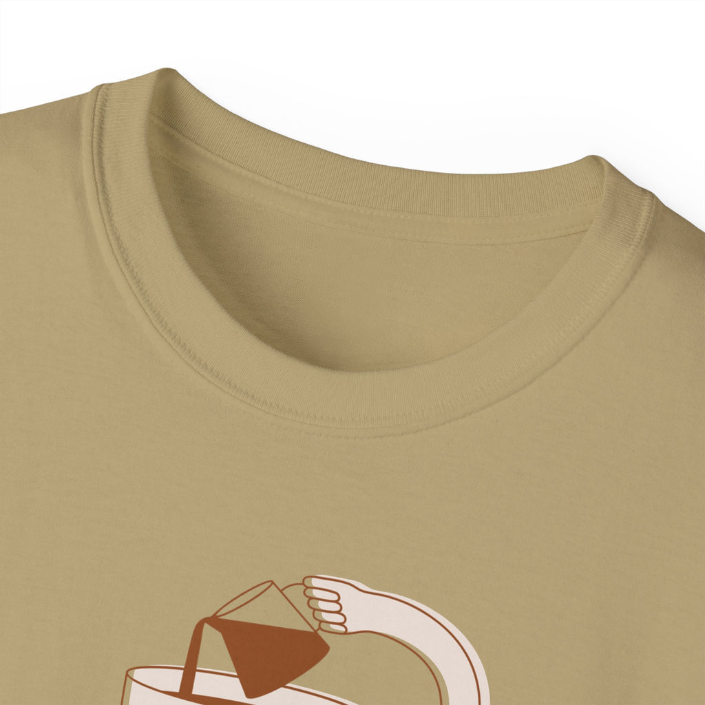Coffee & Possibility Tee — 'Mornings Are for Possibility' Graphic T-Shirt