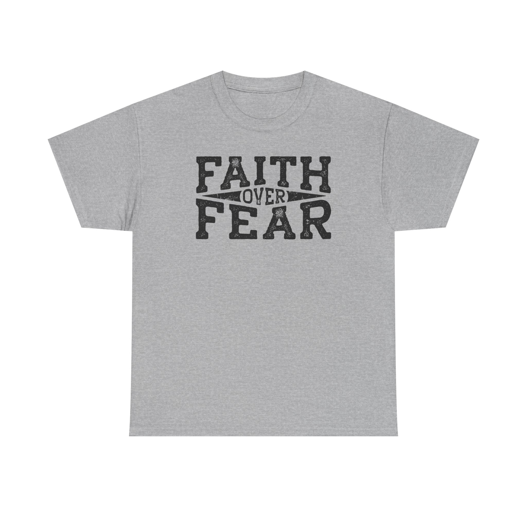 Faith Over Fear T‑Shirt — Inspirational Christian Tee