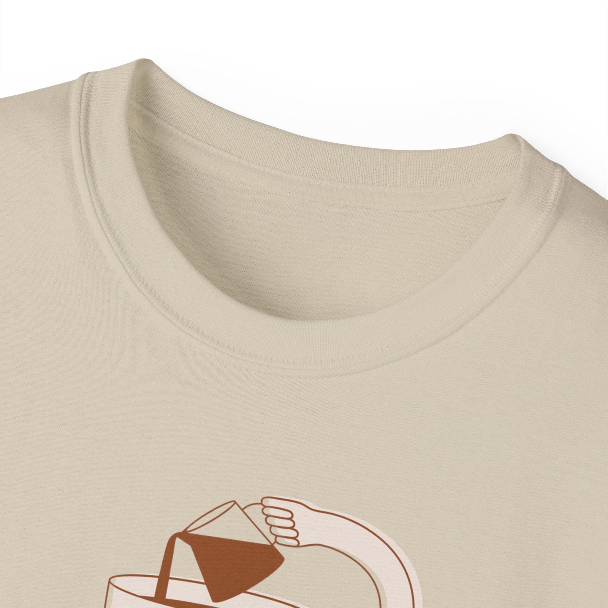 Coffee & Possibility Tee — 'Mornings Are for Possibility' Graphic T-Shirt