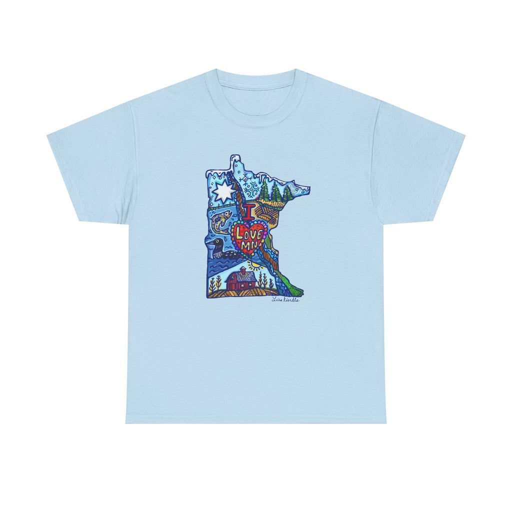 I LOVE Minnesota — “Stay Cool” Original Illustration MN Landmark Tee