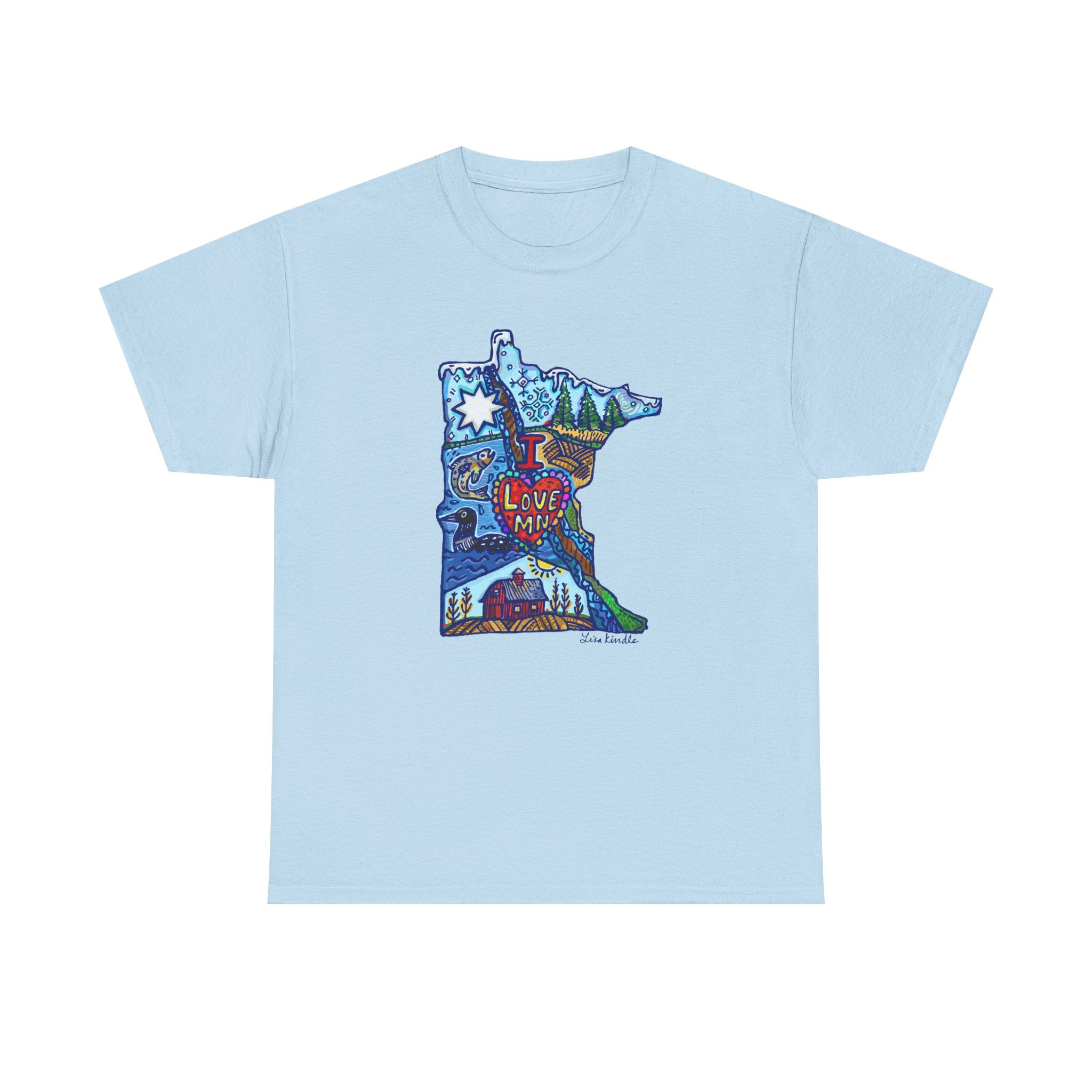 I LOVE Minnesota — “Stay Cool” Original Illustration MN Landmark Tee