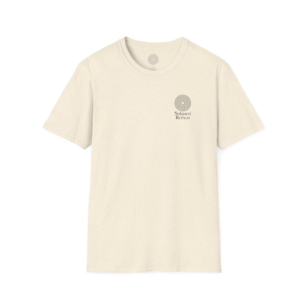 Official Solquest Retreat T-Shirt — “Start Your Quest” Vintage Travel Tee