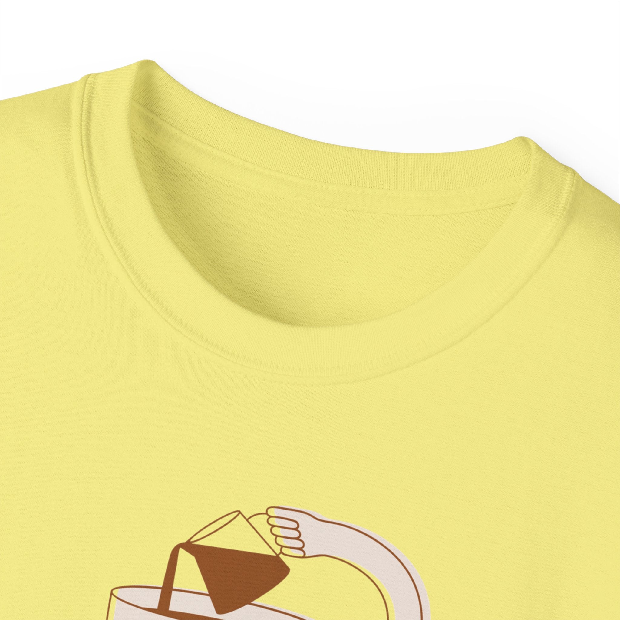 Coffee & Possibility Tee — 'Mornings Are for Possibility' Graphic T-Shirt
