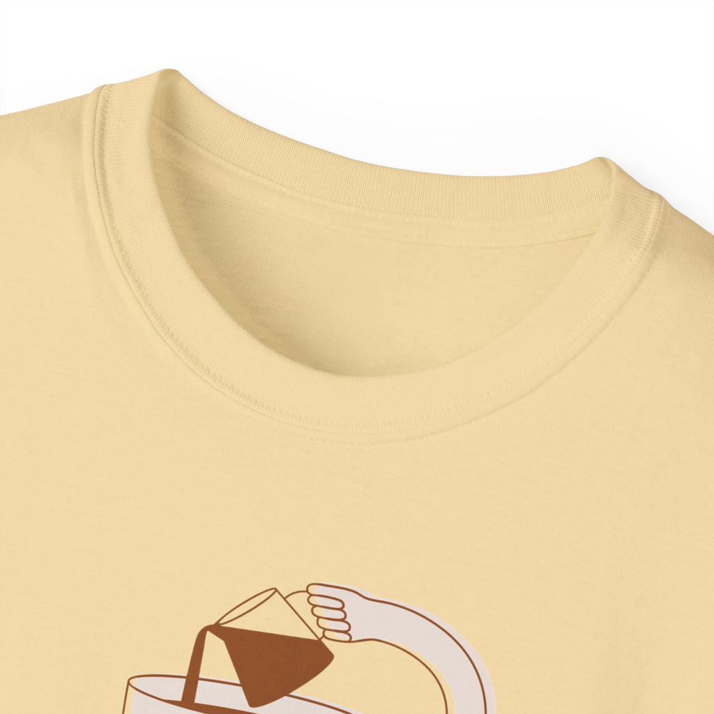 Coffee & Possibility Tee — 'Mornings Are for Possibility' Graphic T-Shirt