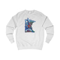 I LOVE Minnesota 'Stay Cool' Sweatshirt — Colorful State Map Graphic Cozy Crewneck
