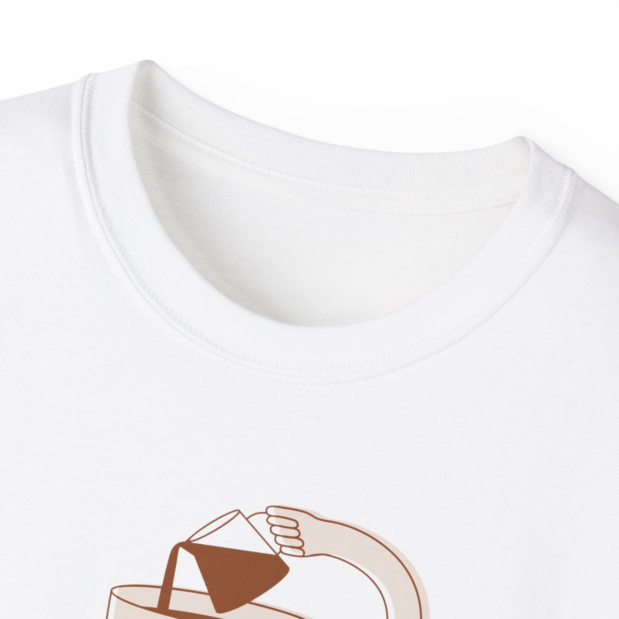 Coffee & Possibility Tee — 'Mornings Are for Possibility' Graphic T-Shirt