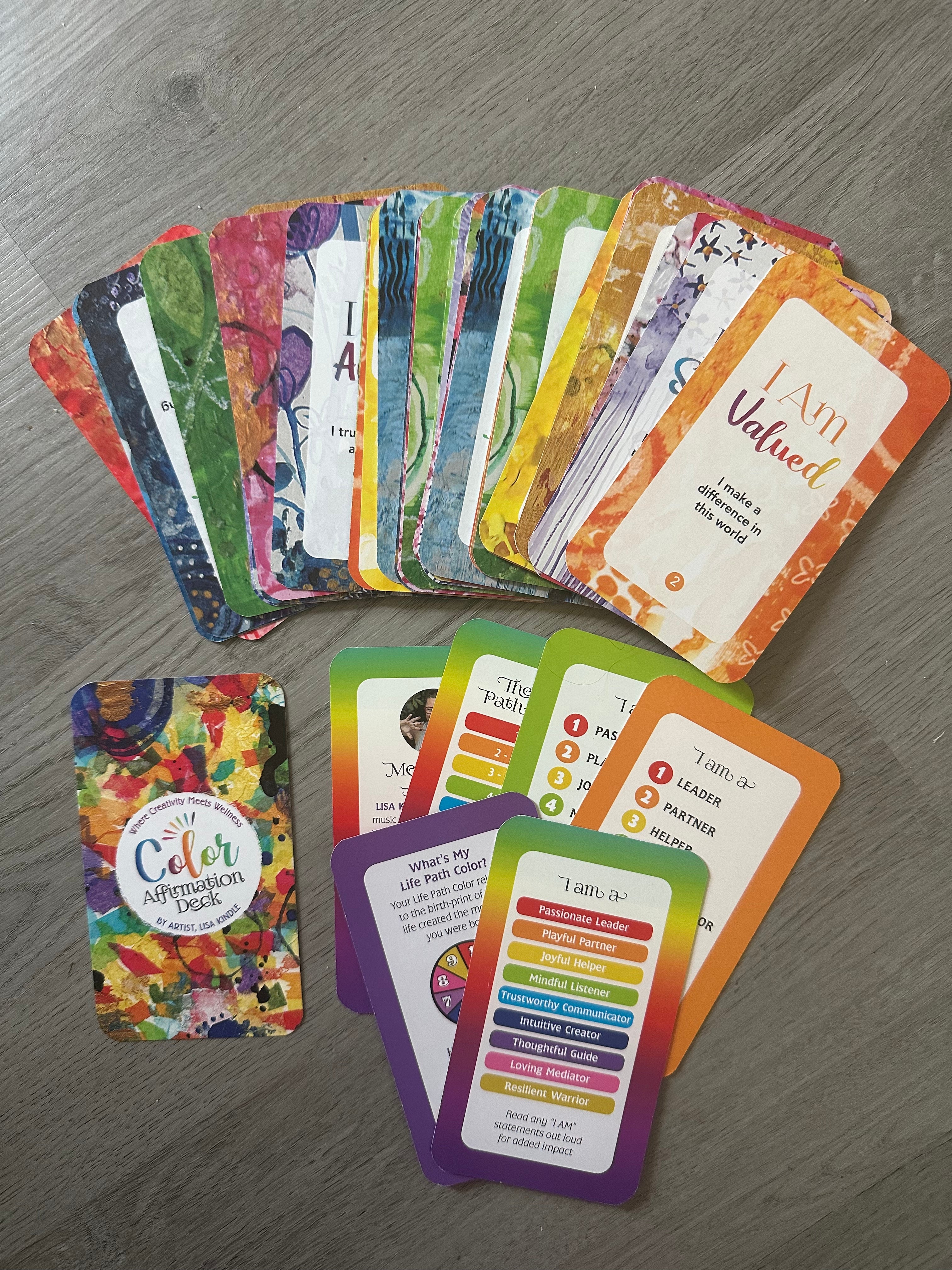 Color Affirmation Deck© By Lisa Kindle