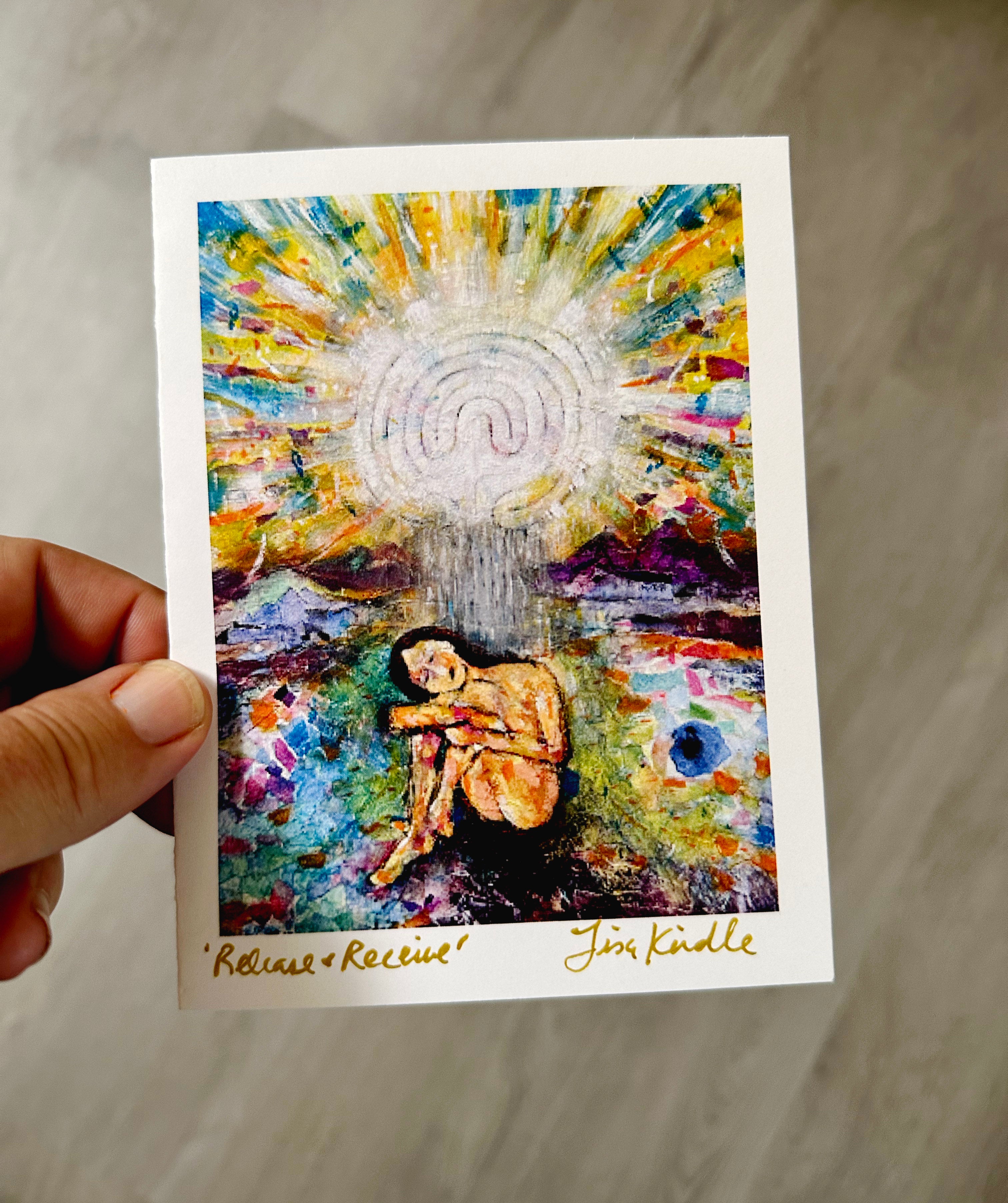 Labyrinth Release Art Card Blank Note Card