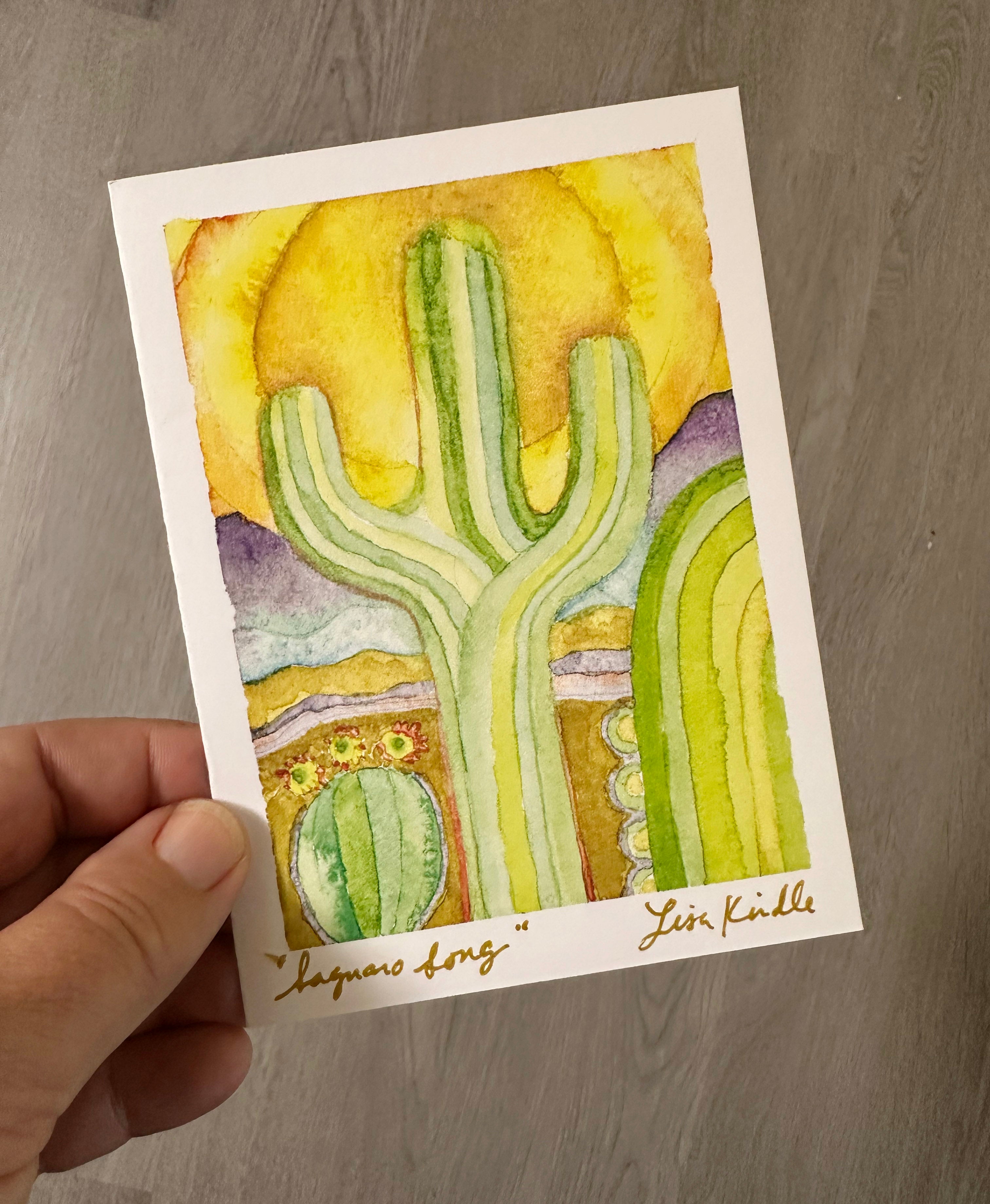 Saguaro Song Art Card