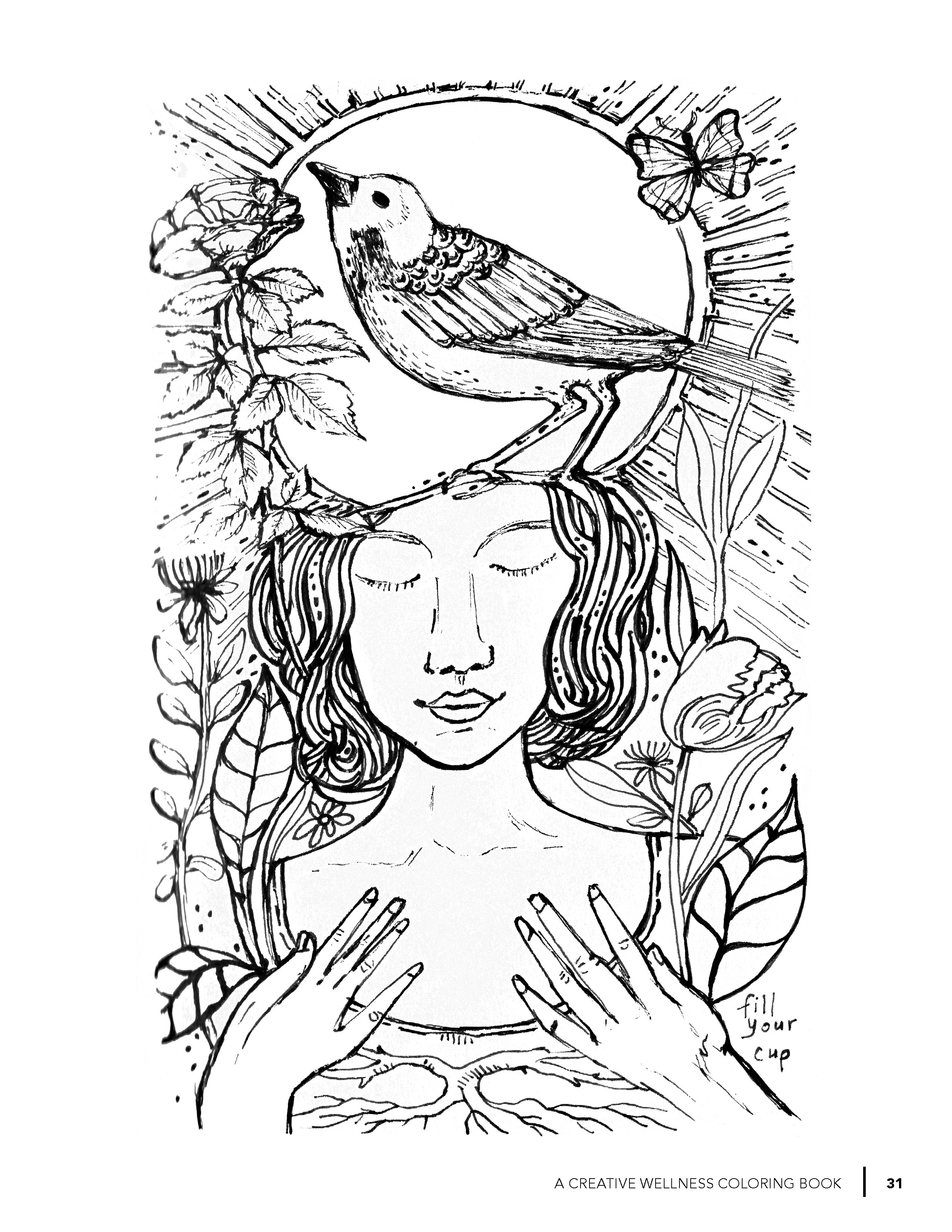 Wander Within: A Coloring Book to Soothe the Soul