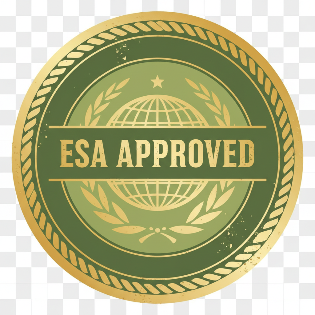ESA Approved Seal Badge